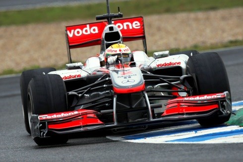 Hamilton tops Jerez test timings